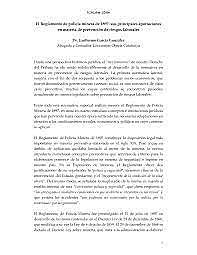 Reglamento de la policía minera