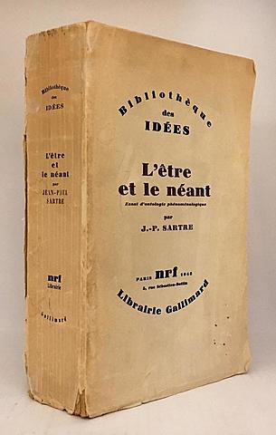 El ser y la nada (1943) (Jean-Paul Sartre)