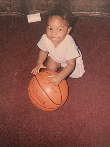 my first basketball game