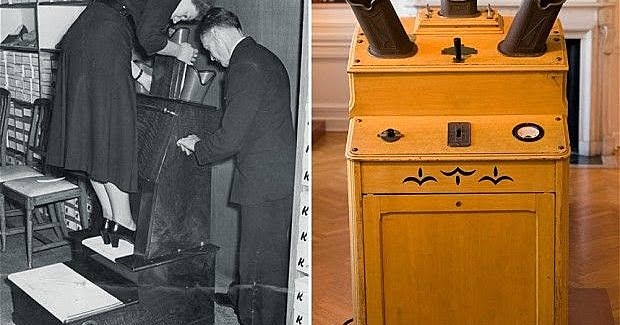 Invento del Podoscopio