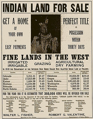 Landless Indian Act-Following