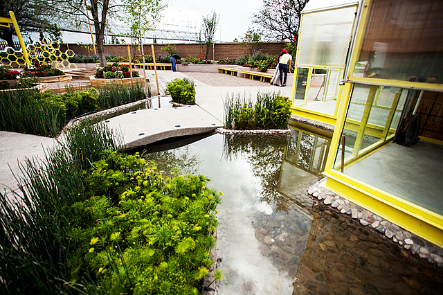 Laboratorio hidráulico al aire libre