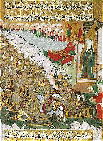 7) Muhammad enters Mecca in triumph