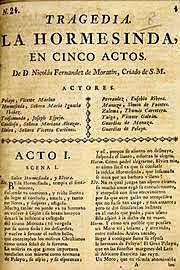 Hormesinda, tragedia de cinco actos