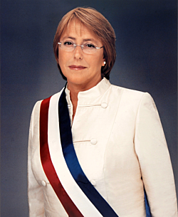 En Chile, fue elegida presidente Michelle Bachelet