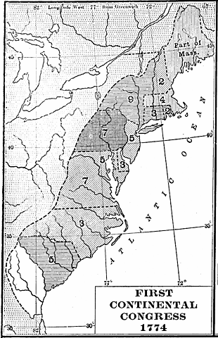 The First Continental Congress.