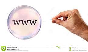 la burbuja de la Internet