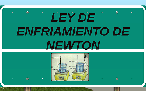 Ley del enfriamiento de Newton