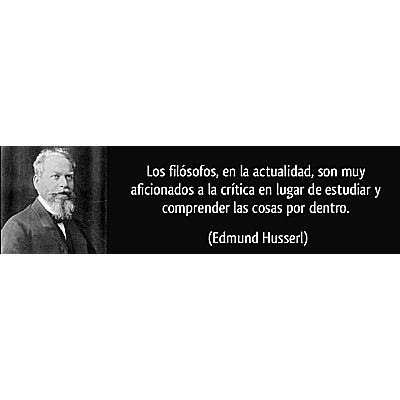 Algunas frases de Edmund Husserl