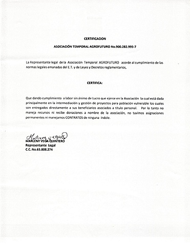 Certificación legal