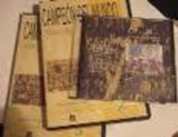 1-publicacion  de  la primer volumen  de  la  enciclopedia 1750.