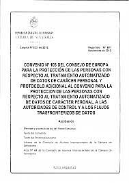 Convenio 108 del Consejo de Europa
