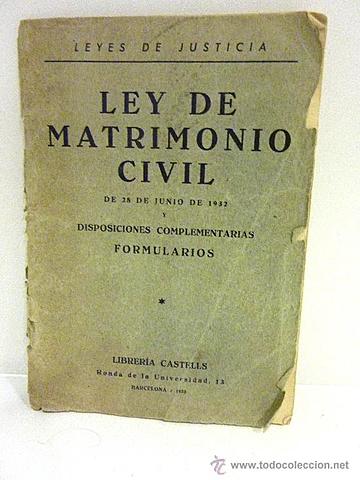 Ley del Matrimonio Civil