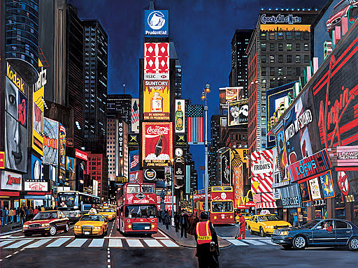 Empieza a funcionar el primer tablero electrónico en New York.