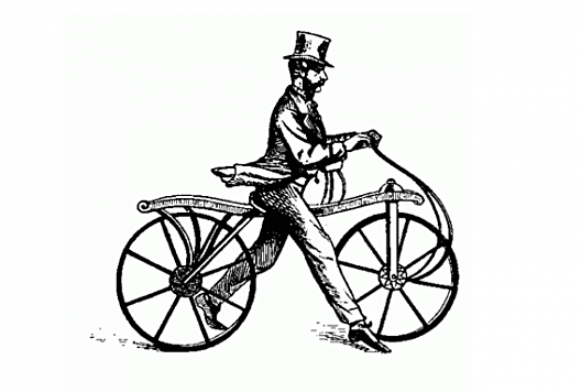 Karl Drais inventa la bicicleta.