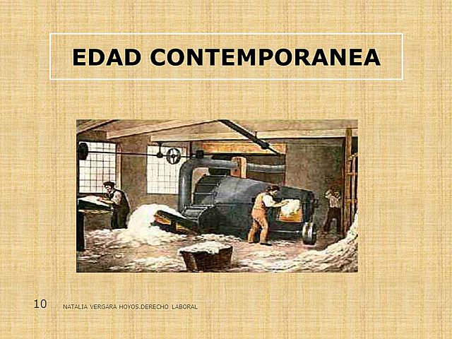 Edad Contemporanea.