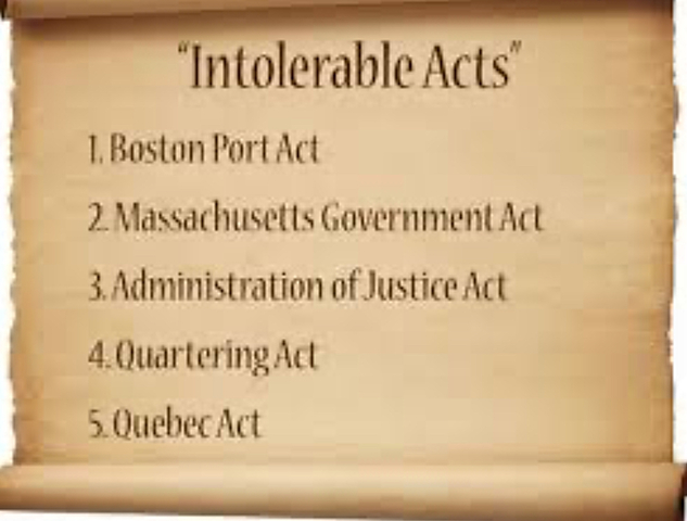 Intolerable Acts