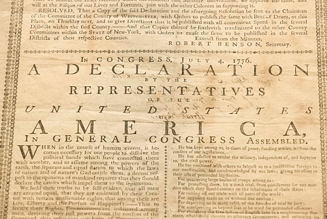The Declaration of Independance