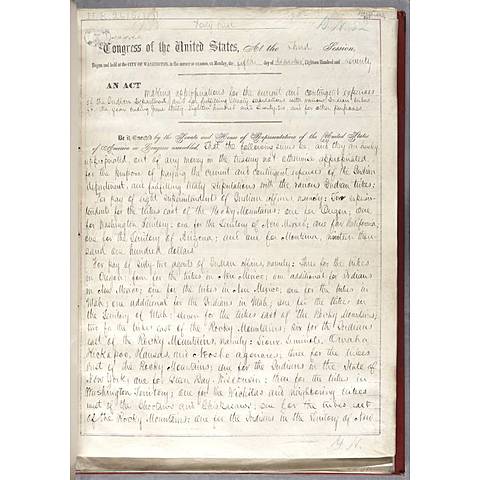 Indian Appropriations Act