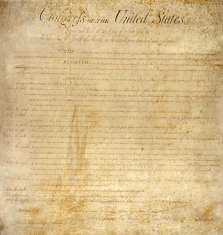 Bill of Rights adopted