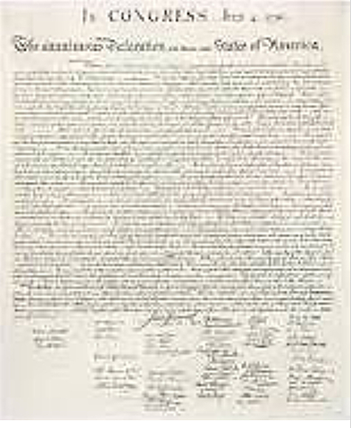 The Declaration of Independence