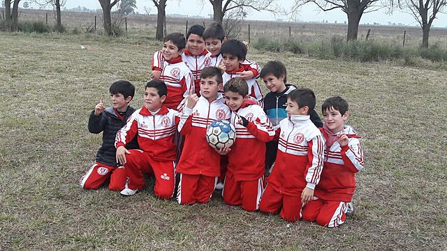 Mi primer día de fútbol.