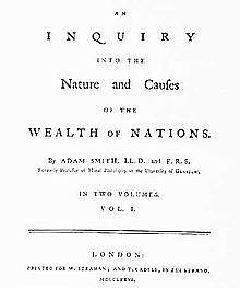 La riqueza de las naciones, Inglaterra