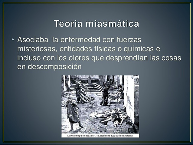 LA TEORÍA DEL MIASMA