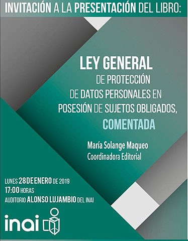 LEY GENERAL DE PROTECCIÓN DE DATOS PERSONALES EN POSESIÓN DE SUJETOS OBLIGADOS