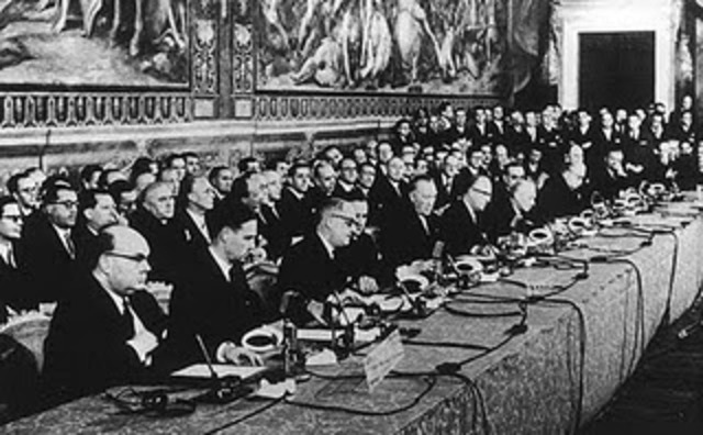 Fundación de la Comunidad Económica Europea (CEE)