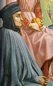 COLUCCIO SALUTINI. Nació en 1331 y murió en 1406.