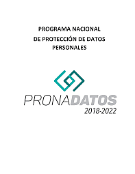 Programa Nacional de Protección de Datos Personales.