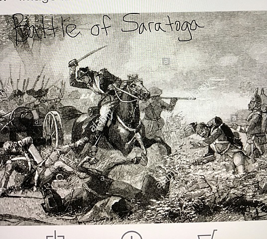 1777. Battle of Saratoga.