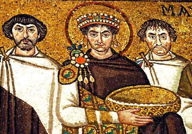 Justinian fight his enemies.