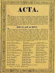 Declaración de la Independencia