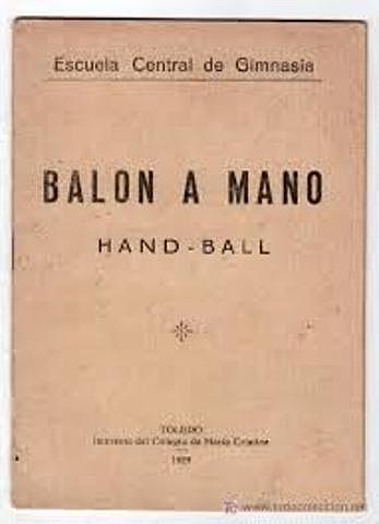 Se establece el Reglamento Oficial del Balonmano