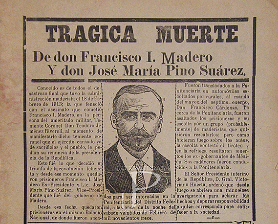 resignation and murder of madero and pino suárez in 1913