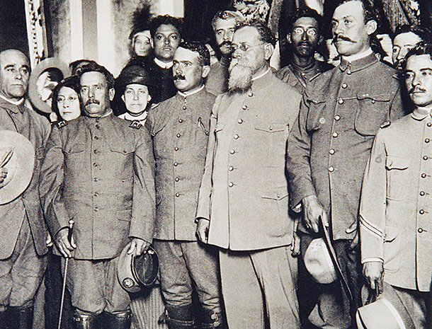 Constitutionalist government in Mexico City • Carranza assumes the provisional presidency of the Republic