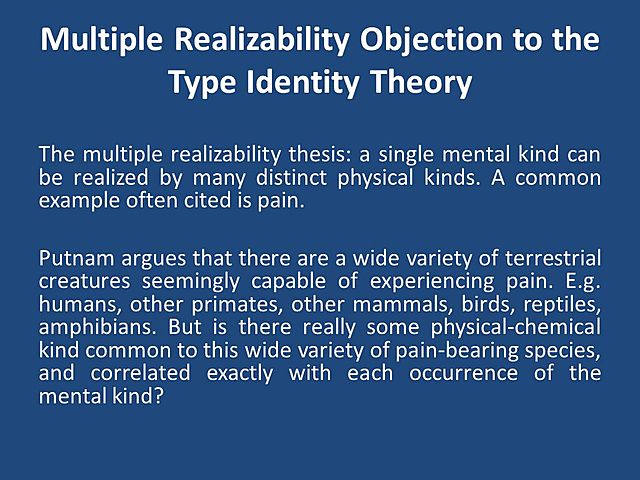 Theory of Multiple Realizability