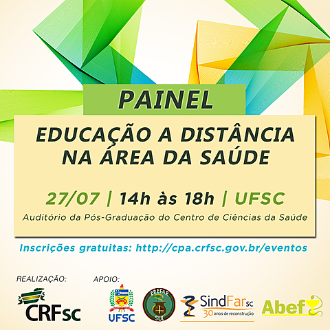 Painel Educação a Distância na Área da Saúde