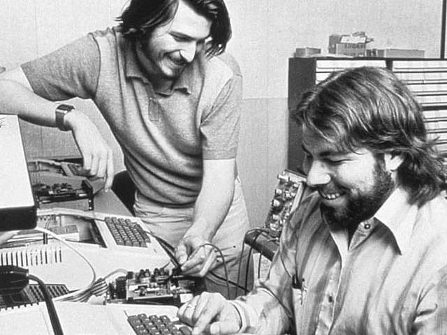 Steve Wozniak y Steve Jobs