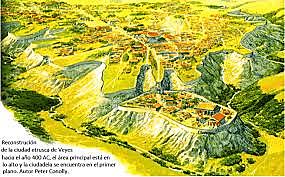 Roma conquista la ciudad etrusca de Veyes