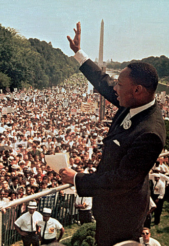Approximately 250,000 people take part in The March on Washington for Jobs and Freedom. Martin Luther King gives his “I Have A Dream” speech