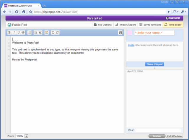 Lightweigth collaboration