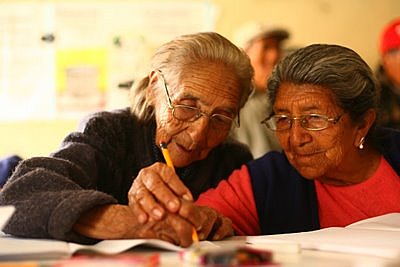 Programas como la alfabetización y la educación de adultos.