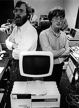 Bill Gates y Paul Allen crearon Microsoft..