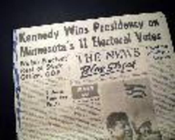 JFK Wins Election in 1960