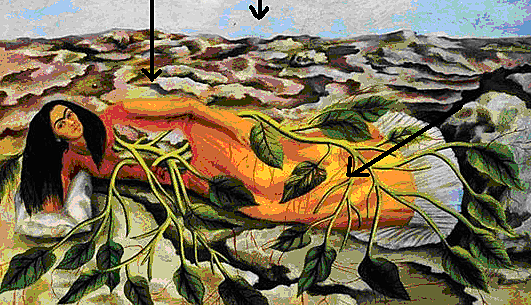 ‘Raíces’ de Frida Kahlo.