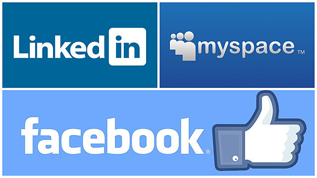 Se lanzan las 3 redes sociales facebook, myspace, linkedin
