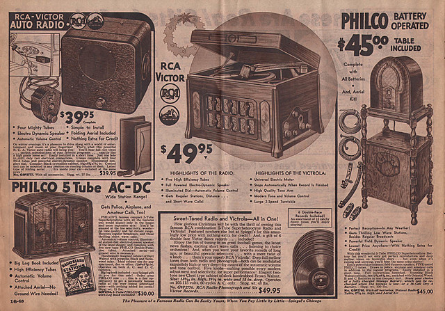 Receptores de radio.